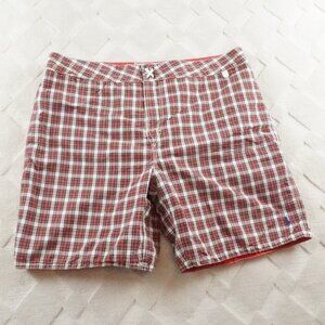 Polo By Ralph Lauren Reversible Plaid Board Shorts Mens 38